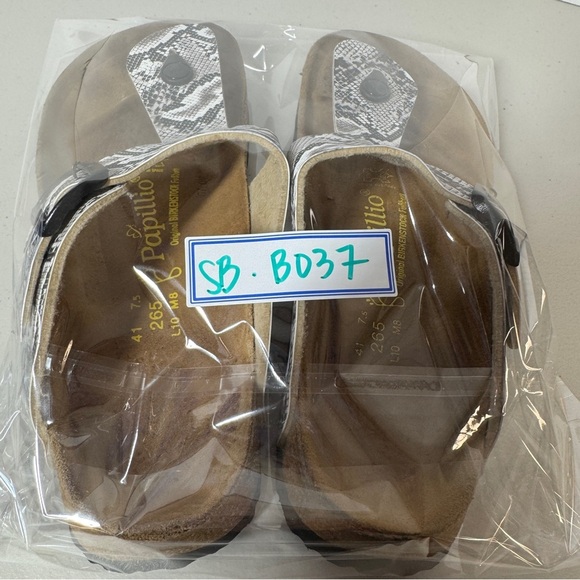 Papillio Birkenstock Snake Print Sandals Comfort Summer Shoes Size 41 - Picture 16 of 16